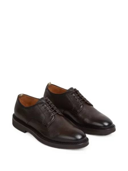 Pantofi derby Officine Creative din piele maro