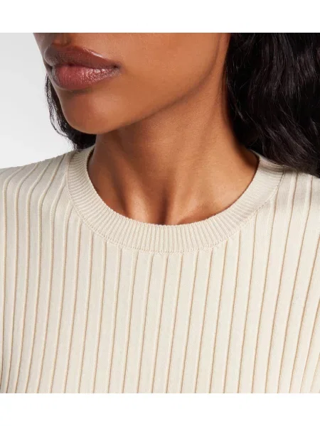 Top Stella Mccartney tricotate alb