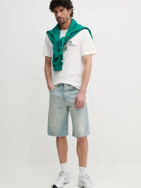 Pepe Jeans bluza TALBOT CREW z aplikacją zielony