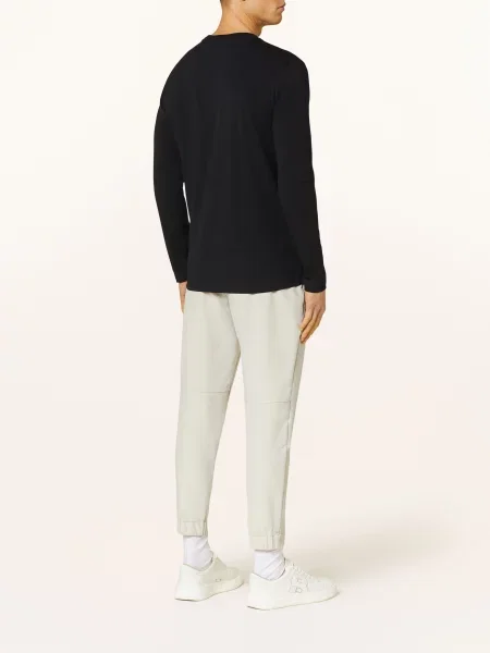 Boss Green longsleeve gładki czarny