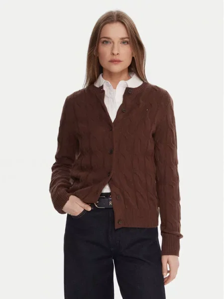 Tommy Hilfiger Kardiganas ruda
