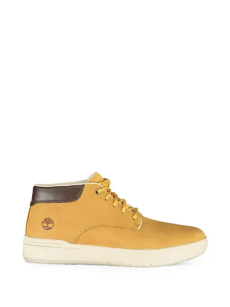 Sneakerși Timberland cu șireturi din piele galben