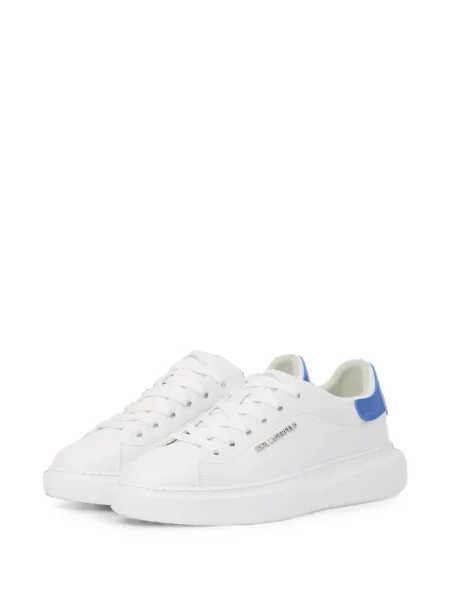 Sneakerși Karl Lagerfeld din piele alb