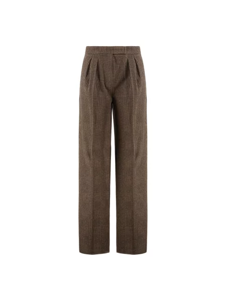 Spodnie Max Mara brązowe