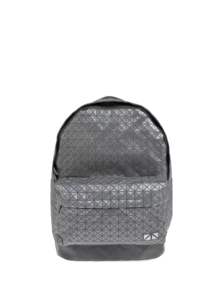 Rucsac Bao Bao Issey Miyake cu imprimeu geometric gri