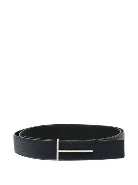 Curea Tom Ford din piele albastru