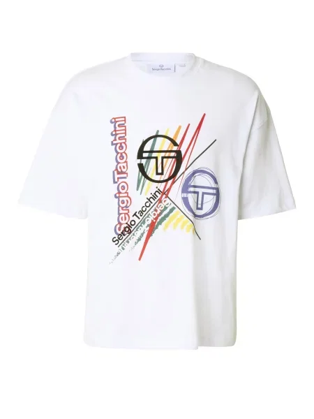 Sergio Tacchini Tricou Fervore mov deschis / roșu / negru alb