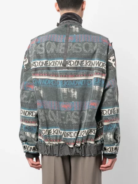 Μπουφάν bomber Sacai με σχέδιο γκρι