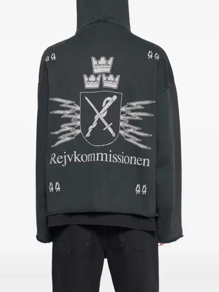 Mikina s kapucí 44 Label Group černá