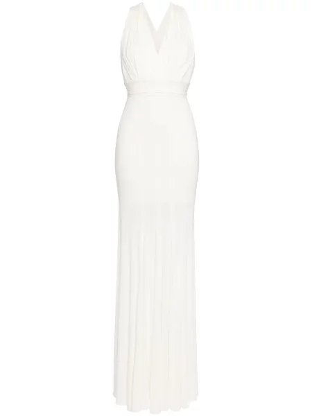 Sukienka Herve L. Leroux plisowana biała