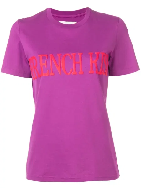 Tricou Alberta Ferretti cu imagine violet