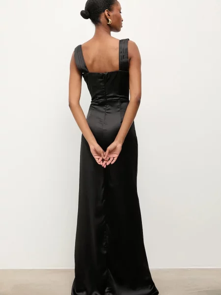 Answear.LAB rochie maxi evazati negru