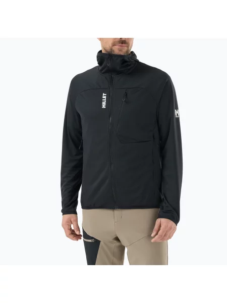 Кофта трекінгова Millet Lokka Hoodie III black чорний - ціна 4150