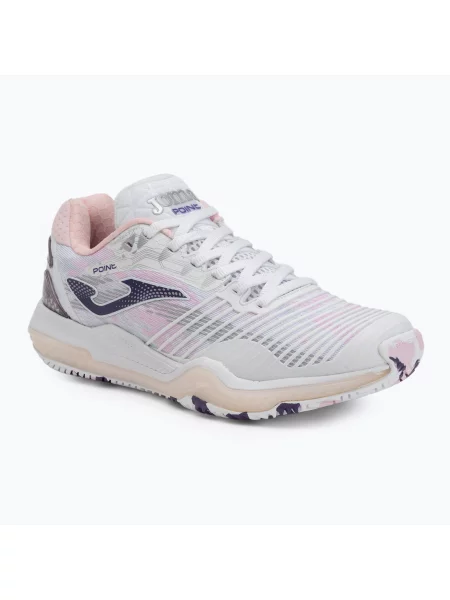 Дамски обувки за тенис Joma Point Lady AC white/pink бяло