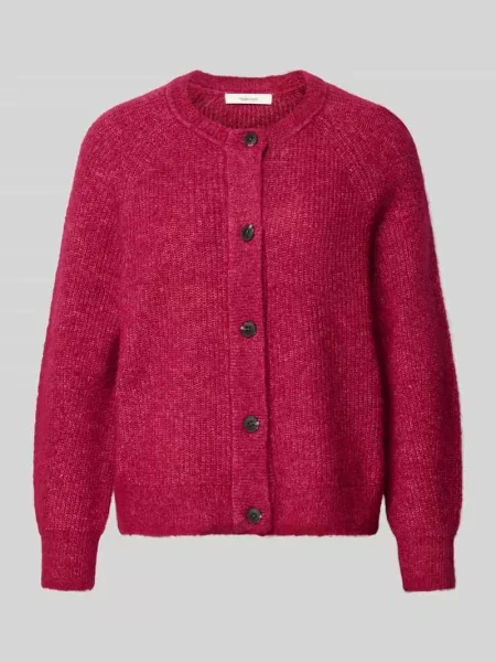 Kardigan rozpinany o kroju regular fit z mieszanki wełny z dodatkiem alpaki model „LULU” Selected Femme