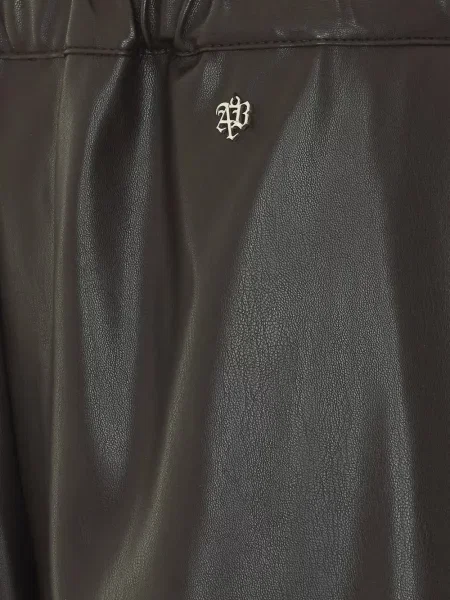 Pantaloni Aniye By din piele alergare maro
