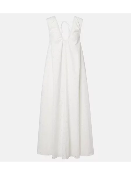 Rochie maxi Faithfull de costum alb