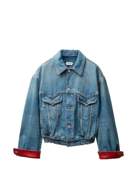 Gulerat geacă Versace albastru