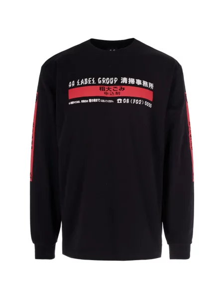 Mikina bez kapuce 44 Label Group černá