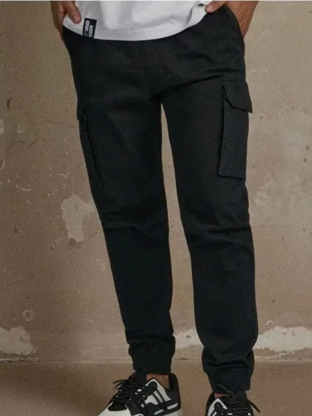 Sinsay Kalhoty joggers černá