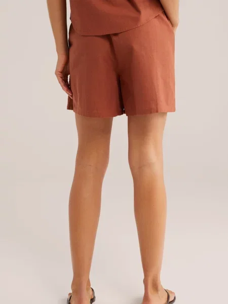 WE Fashion Pantaloni ruginiu maro