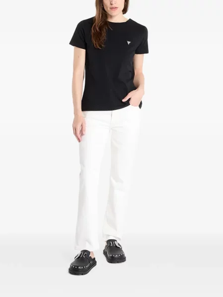 Blugi Guess cu autograf alb
