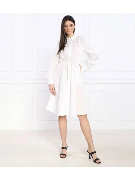 Tommy Hilfiger Ruha KNEE DRESS fehér