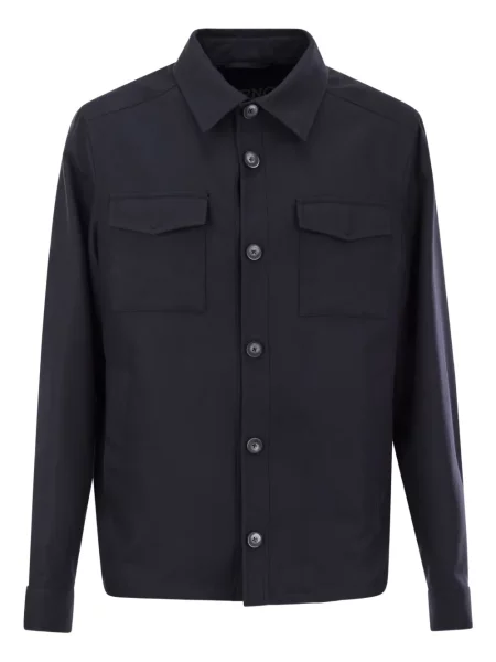 Риза с яке Herno синьо