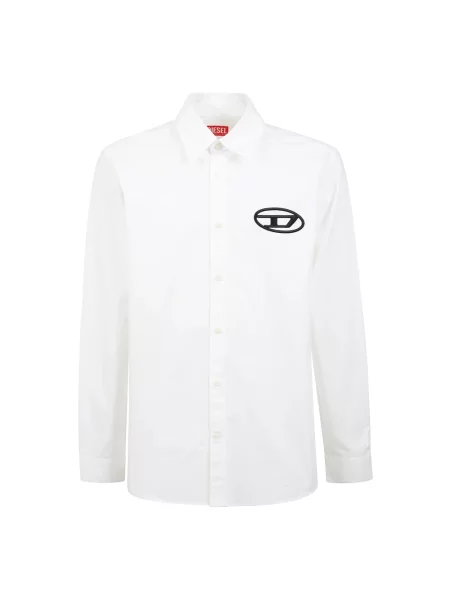Diesel koszula S-SIMPLY-D SHIRT regular z kołnierzykiem klasycznym biały