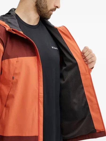 Geacă Columbia cu imagine portocaliu