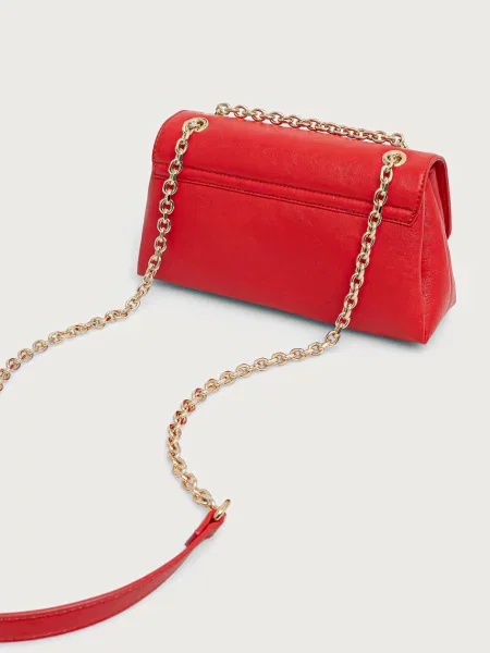 Кожаная сумка через плечо Love Moschino