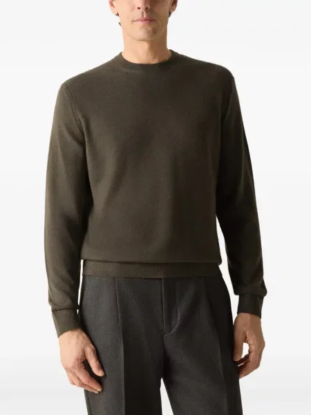 Pulover Zegna din cașmir verde