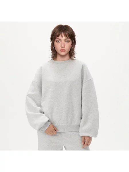 Cropp Світшот basic light grey сірий