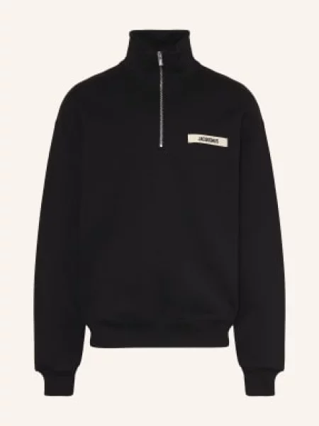 Jacquemus Mikina Le Camionneur Gros Grain černá