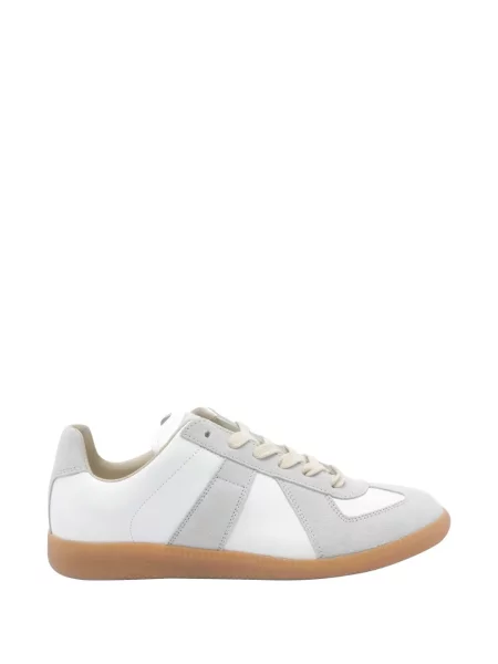 Sneakerși Maison Margiela din piele alb