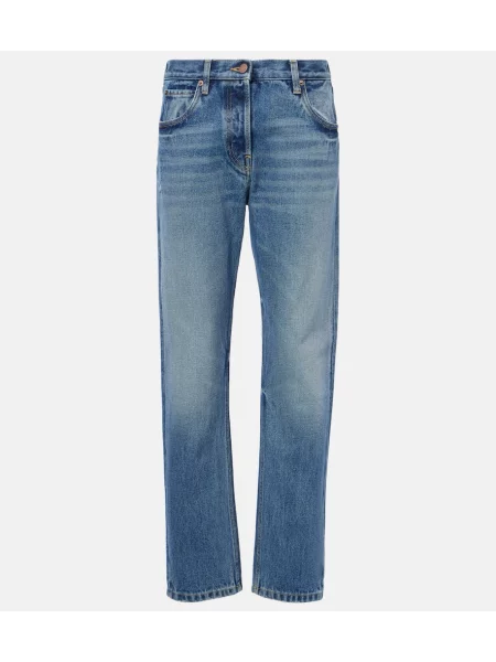 Proste jeansy Prada niebieskie