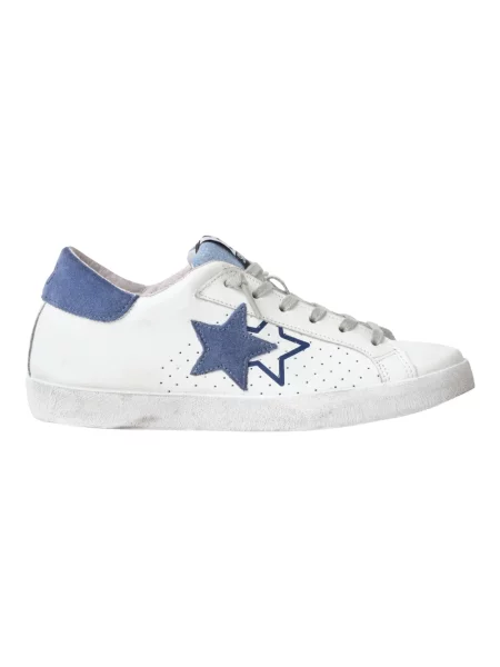 Sneakersy 2star skórzane białe