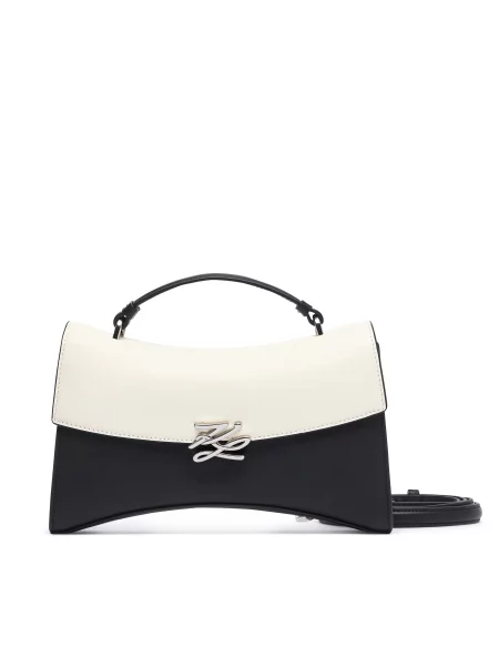 Karl Lagerfeld Kabelka K/Autograph / bílá černá