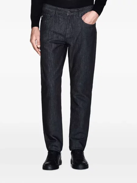 Blugi Armani Exchange cu autograf negru