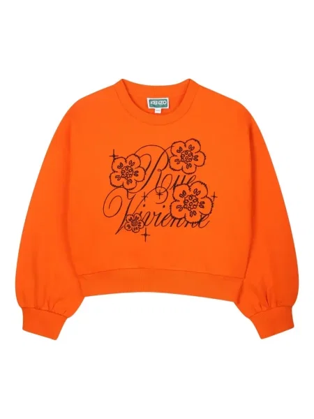 Bluza dziecięca Kenzo pomarańczowa