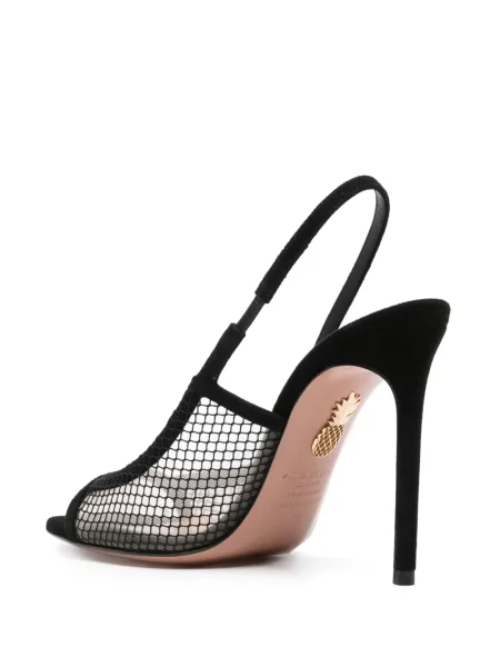 Sandale Aquazzura din piele de căprioară negru