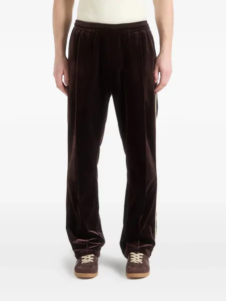 Velurové kalhoty Manière De Voir hnědé