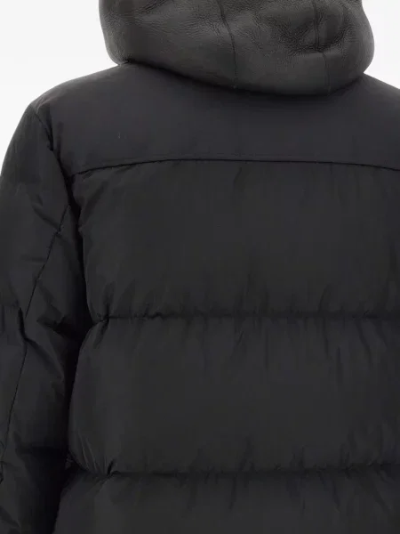 Geacă cu puf Mackage cu glugă negru