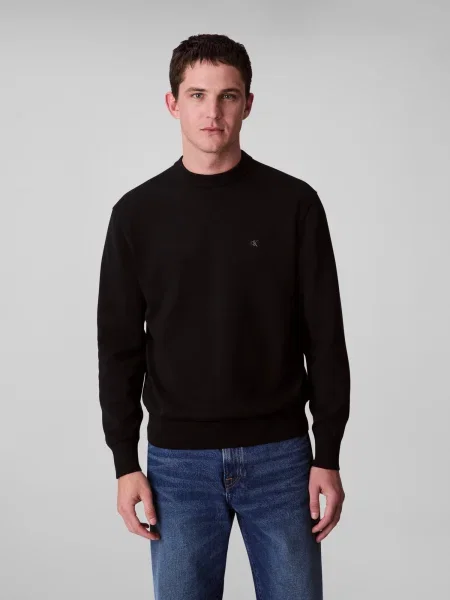 Calvin Klein Jeans Pulover ESY' negru