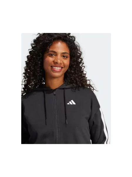 Adidas bluza Essentials z kapturem z aplikacją czarny