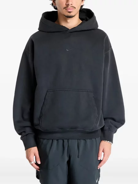 Top sport Nike din fleece plisat fără mâneci alb