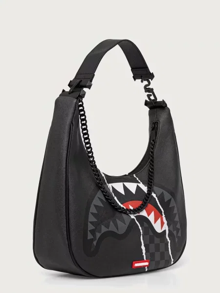 Geantă shopper Sprayground din piele gri