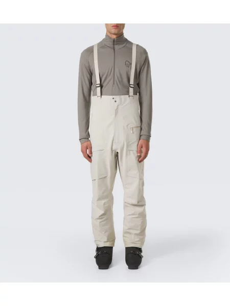 Pantaloni de schi Norrøna bej