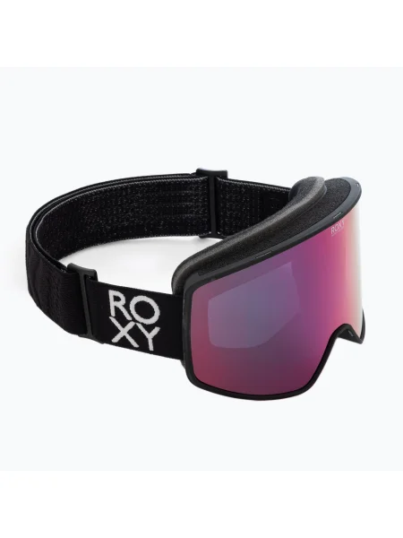 Ochelari de snowboard pentru femei ROXY Storm J true black/amber rose ml rainbow negru