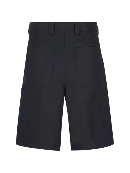 Pantaloni scurți Gucci cu autograf albastru